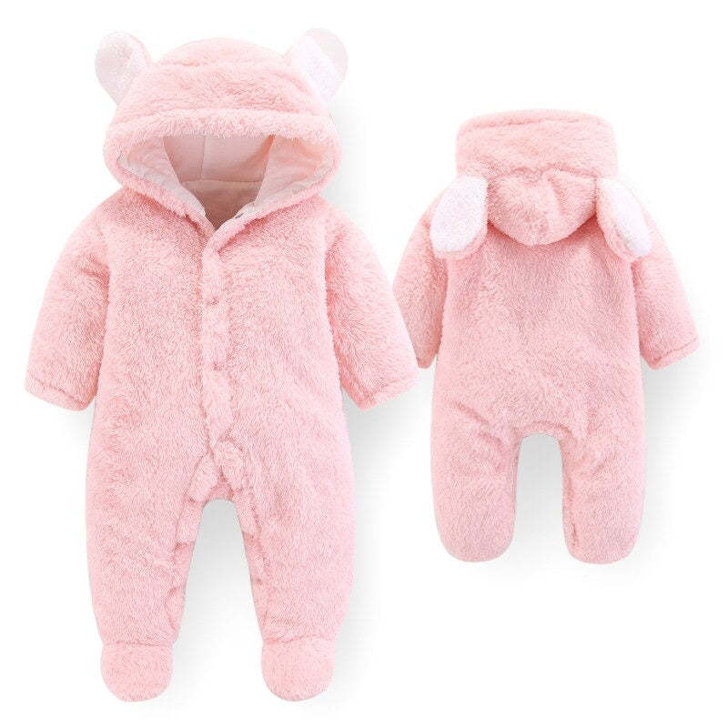 Thick Hooded Romper For Baby-Children Cloth Shop