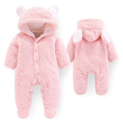 Thick Hooded Romper For Baby-Children Cloth Shop