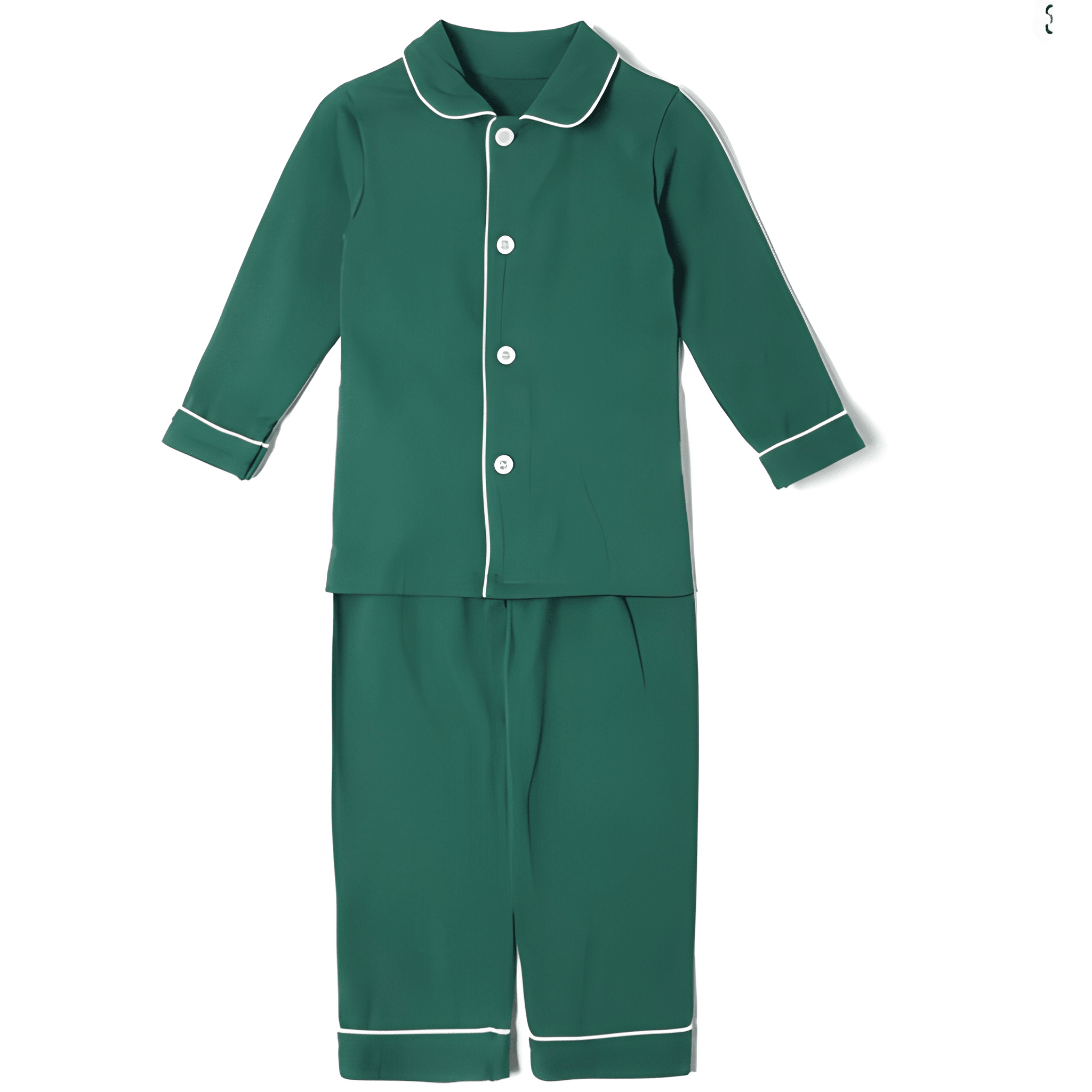 Kids Christmas Flannel Cotton Plaid Pajama Set For Siblings