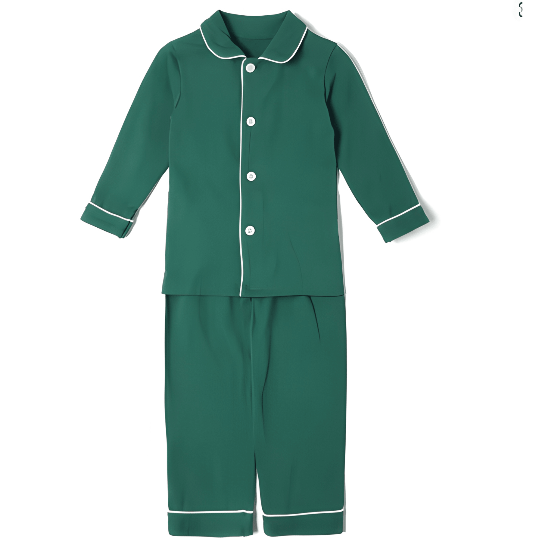 Kids Christmas Flannel Cotton Plaid Pajama Set For Siblings