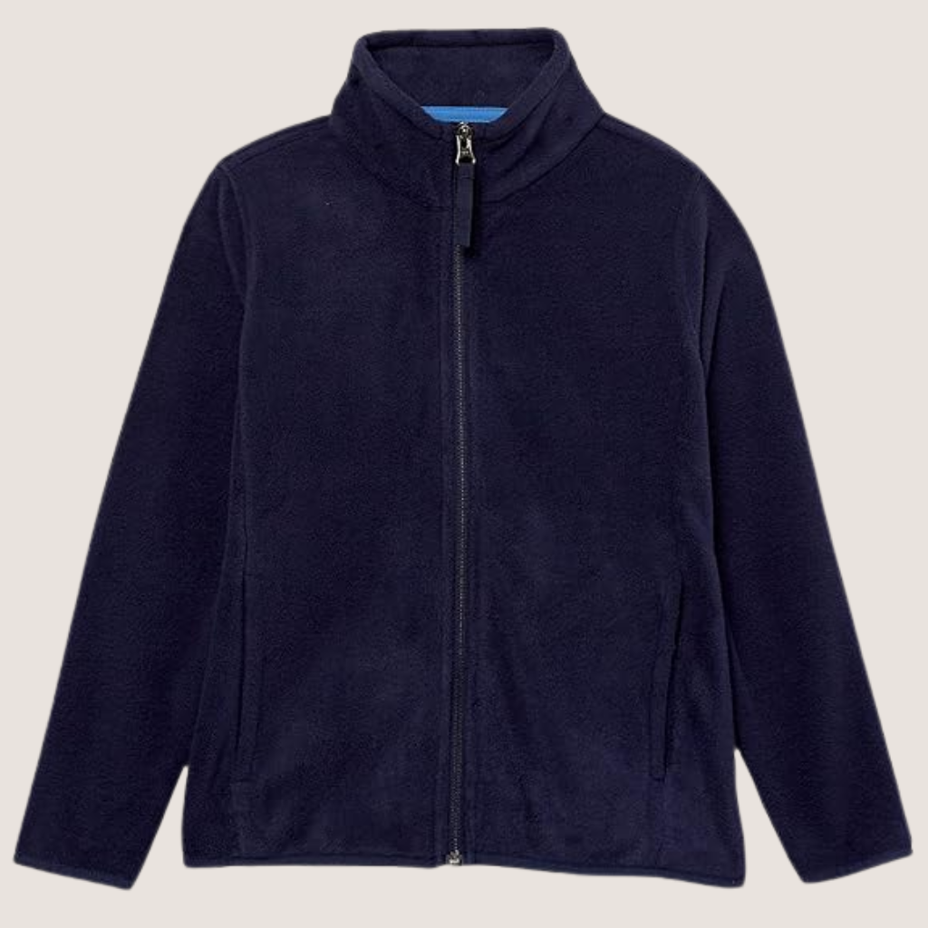 Soft Fleece Full Zip Mock Jacket