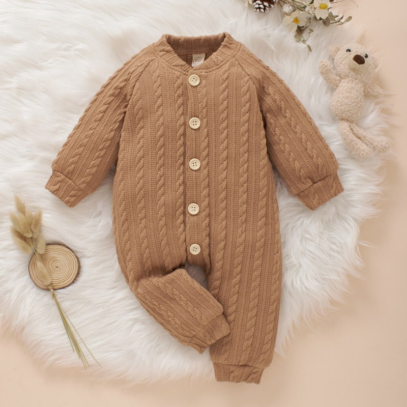 Winter Baby Knitted Romper Set-Children Cloth Shop