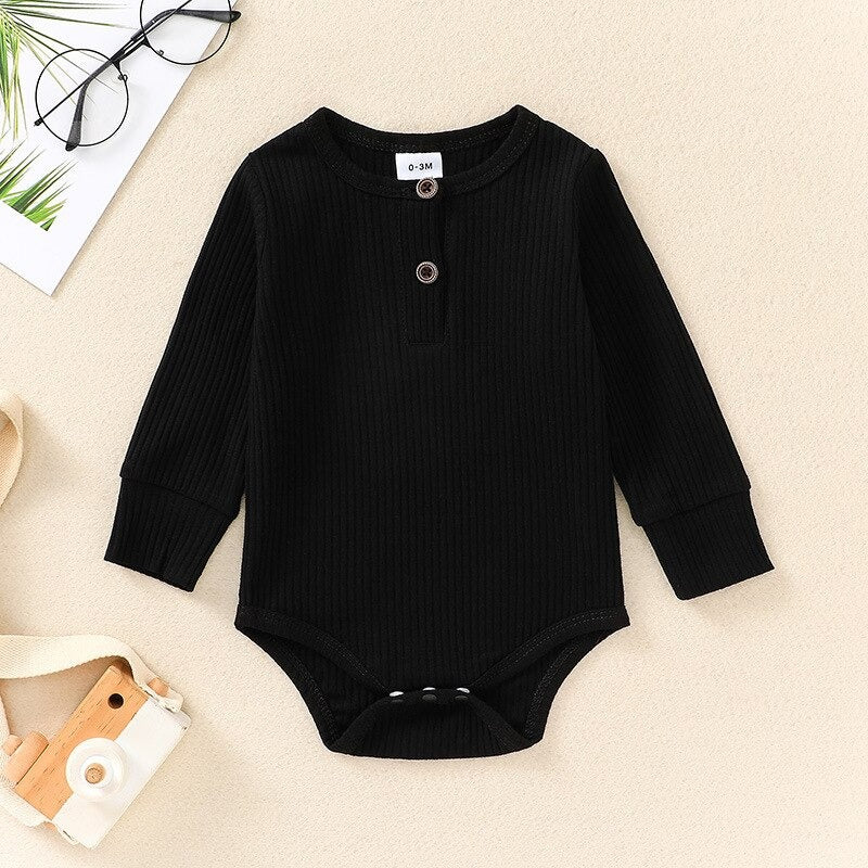 Solid Striped Cotton Jumpsuits For Toddlers-Children Cloth Shop