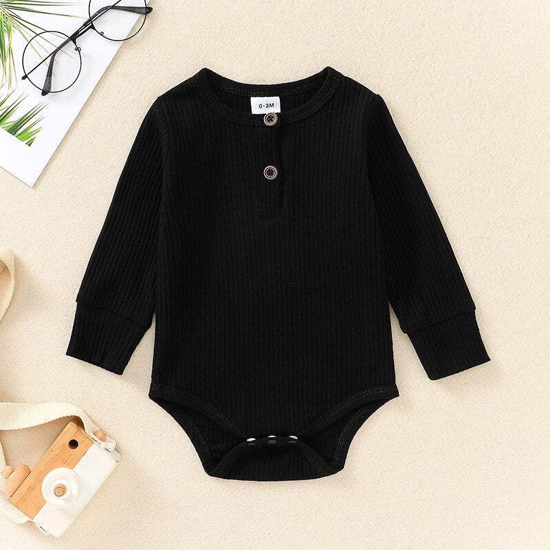 Solid Striped Cotton Jumpsuits For Toddlers-Children Cloth Shop