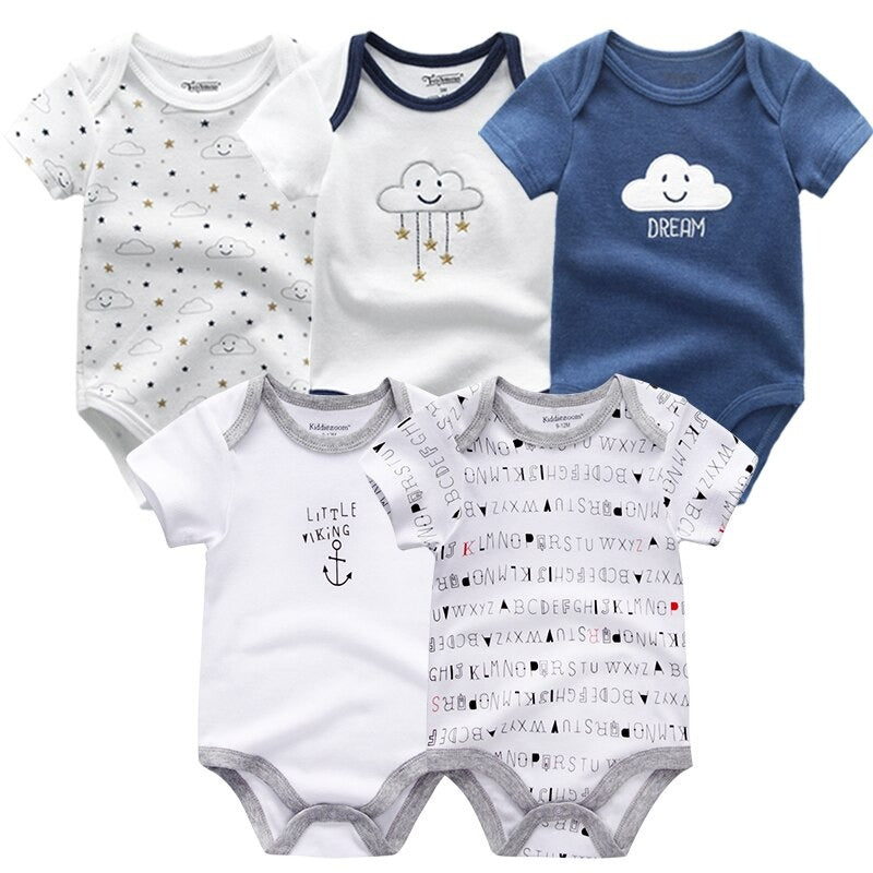 5Pcs Multi Color Toddler Jumpsuits-Children Cloth Shop