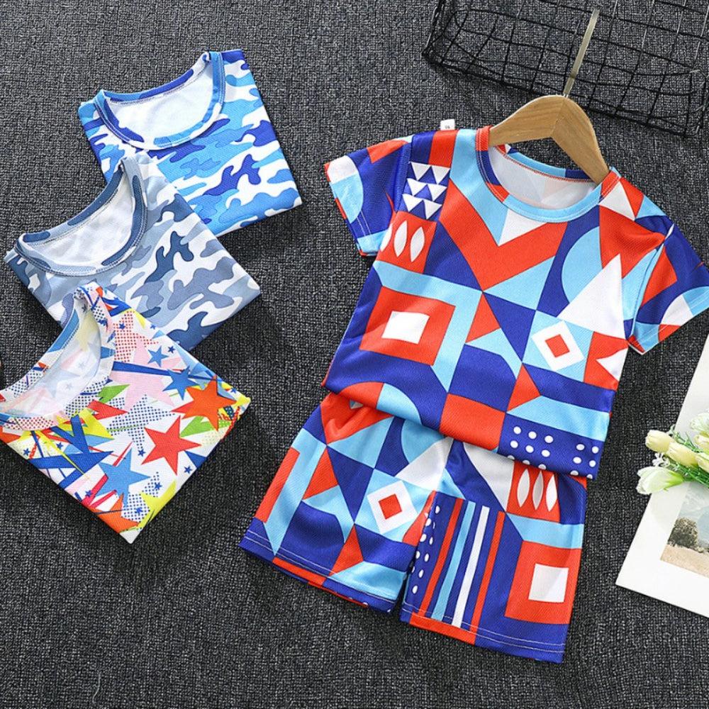 Children's Suit Short-Sleeve-Children Cloth Shop