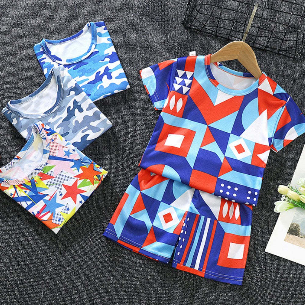 Children's Suit Short-Sleeve-Children Cloth Shop