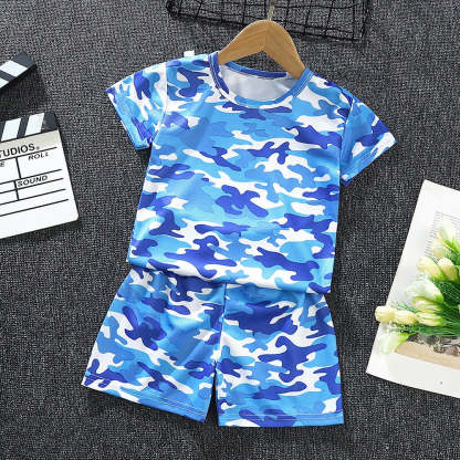 Children's Suit Short-Sleeve-Children Cloth Shop