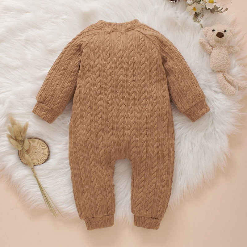 Winter Baby Knitted Romper Set-Children Cloth Shop