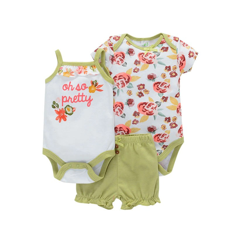 2Pcs Bodysuit And Pants Outfit Set-Children Cloth Shop