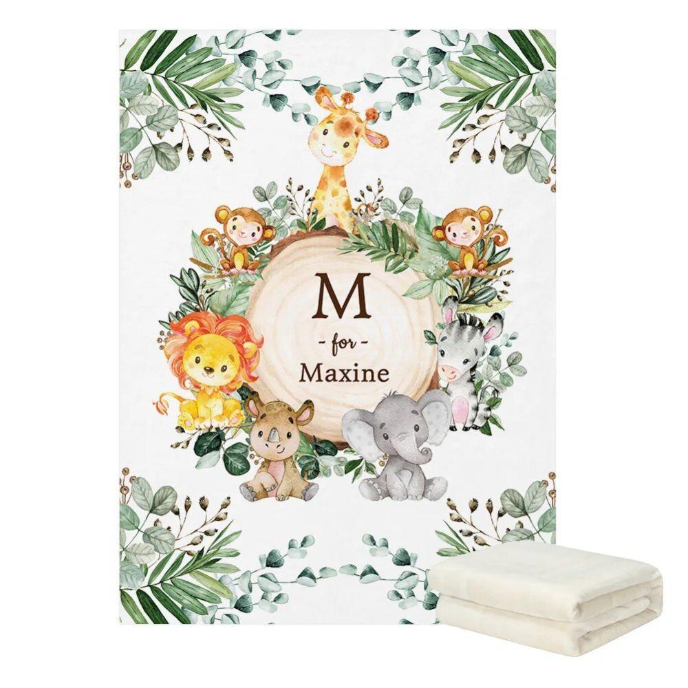 Custom Name Jungle Theme Bedding Set-Children Cloth Shop