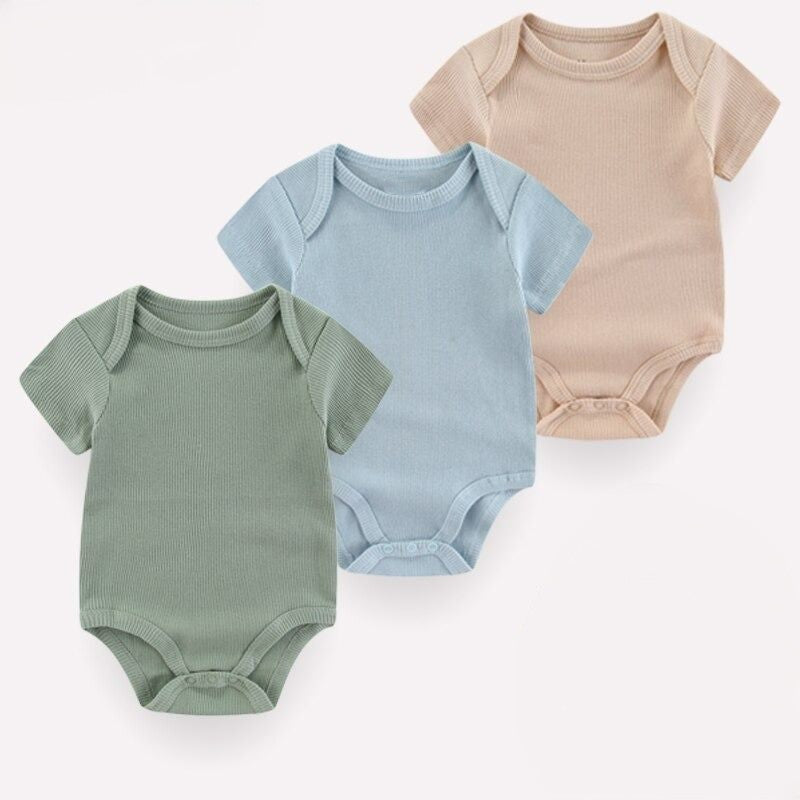 3Pcs Cotton Short Sleeve Toddler Clothes-Children Cloth Shop