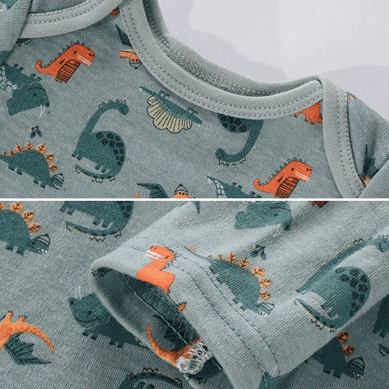 4Pc Newborn Baby Long Sleeve Jumpsuits-Children Cloth Shop