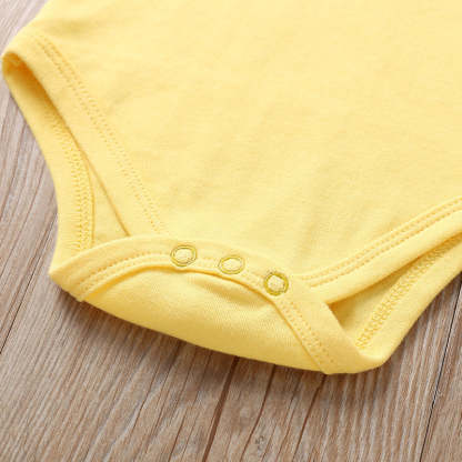 Solid Collared Baby Bodysuit-Children Cloth Shop