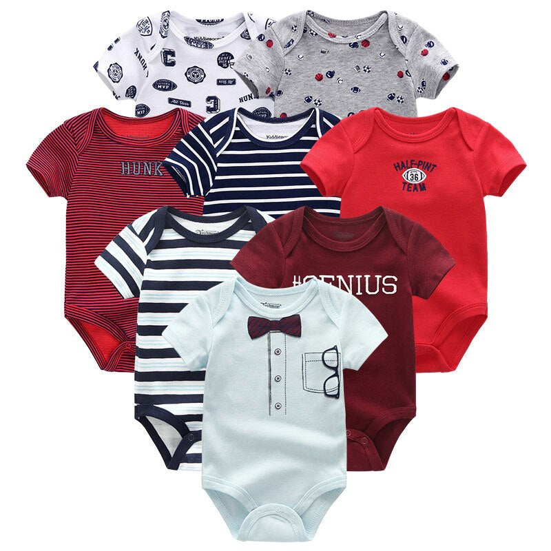 8 Pcs Baby Unisex Clothes Jumpsuit Set-Children Cloth Shop