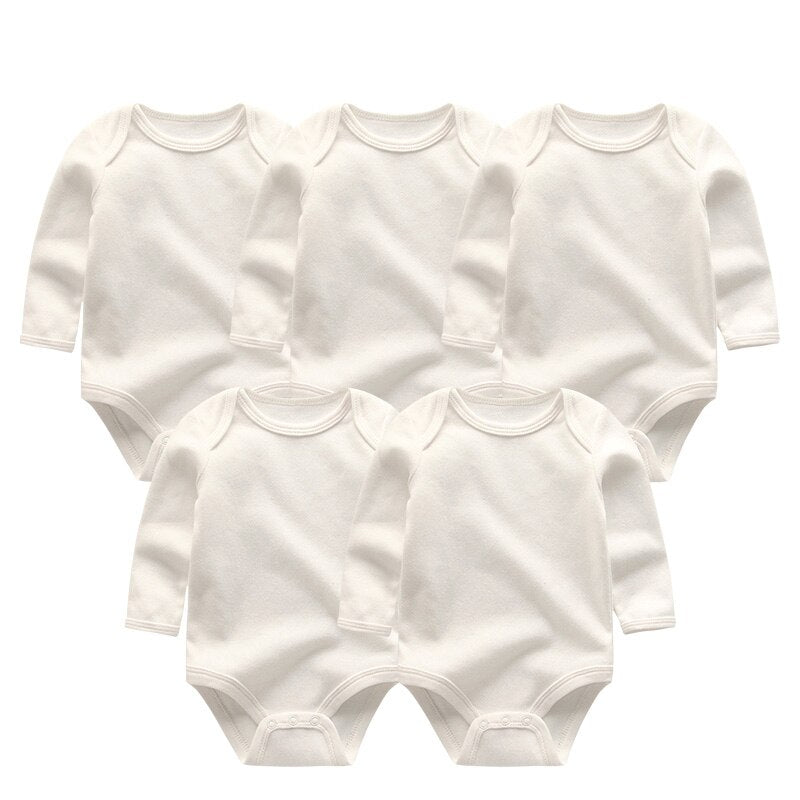 5 Pieces Solid Baby Clothes Set-Children Cloth Shop