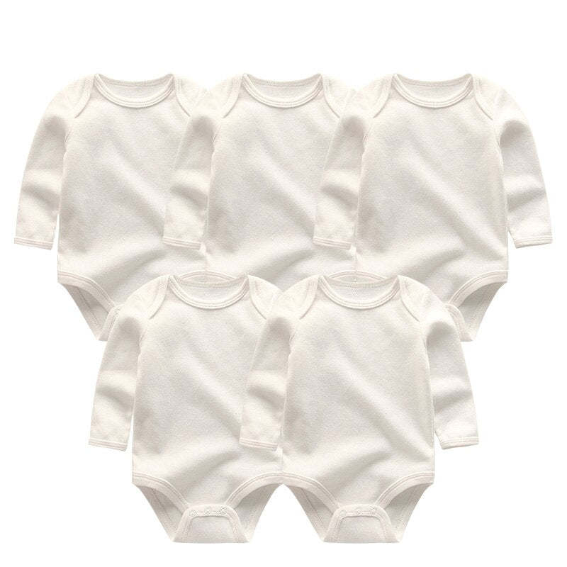 5 Pieces Solid Baby Clothes Set-Children Cloth Shop