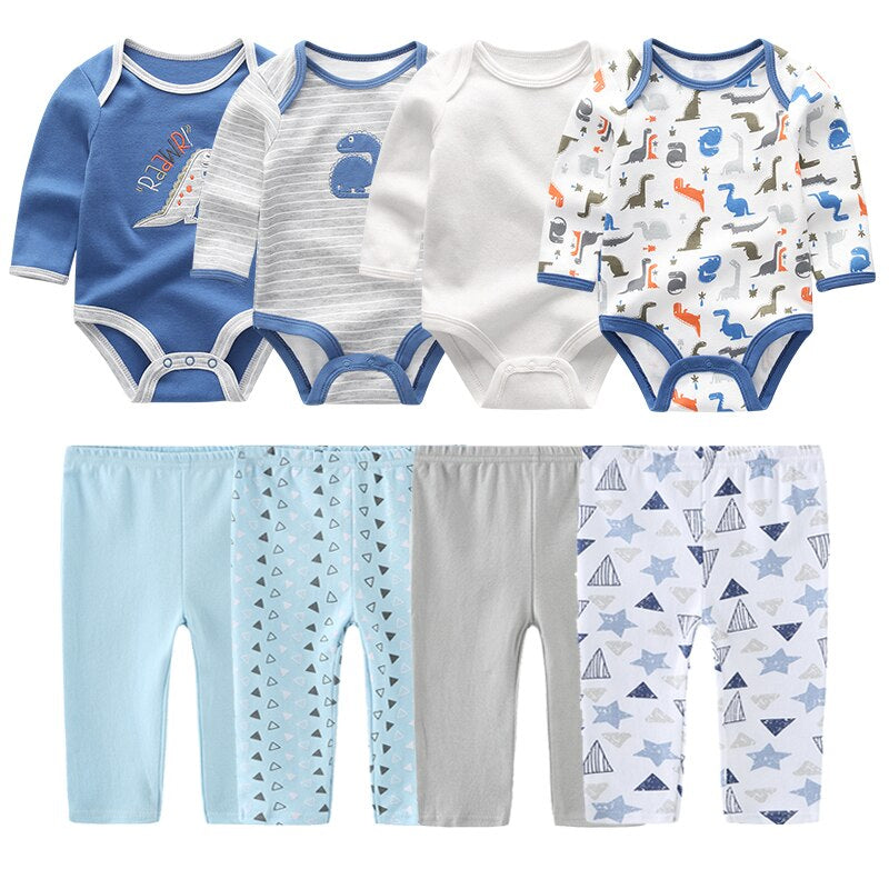 Baby 4 Piece Bodysuit & Pant Set-Children Cloth Shop
