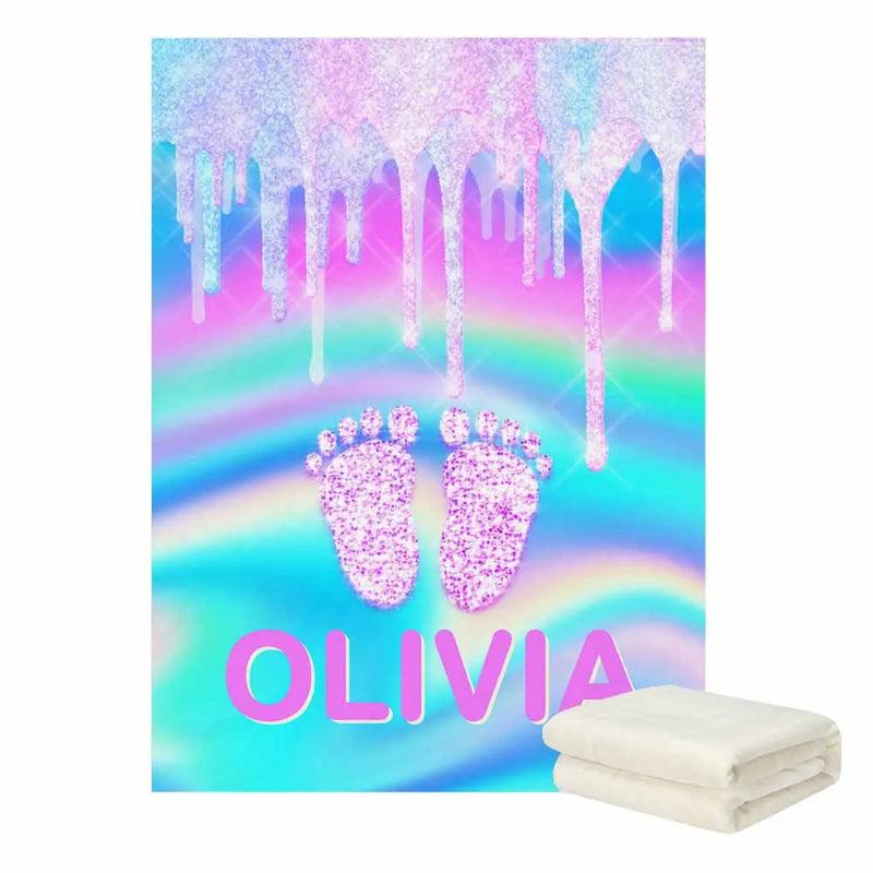 Personalized Enchanted Fleece Blanket-Children Cloth Shop