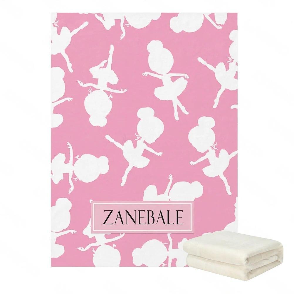 Custom Ballerina Name Blanket-Children Cloth Shop