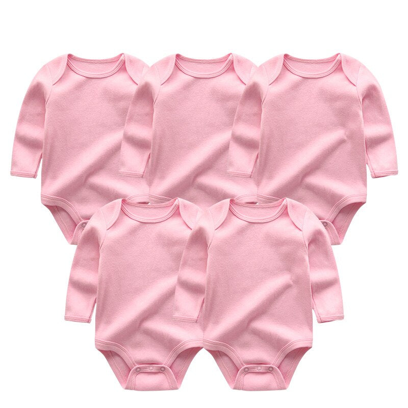 5 Pieces Solid Baby Clothes Set-Children Cloth Shop