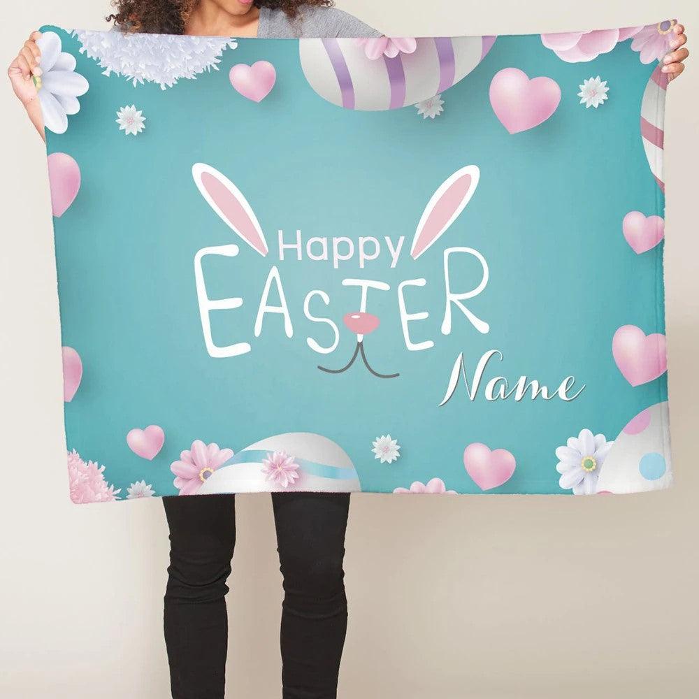 Personalized Easter Name Blanket-Children Cloth Shop
