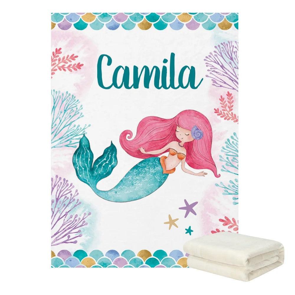 Mermaid Crib Custom Bedding-Children Cloth Shop
