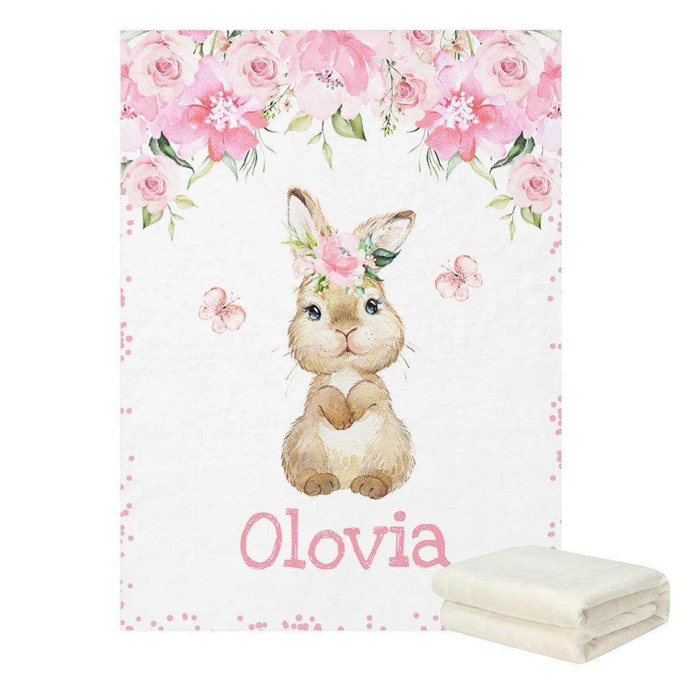 Bunny Rabbit Baby Blanket-Children Cloth Shop