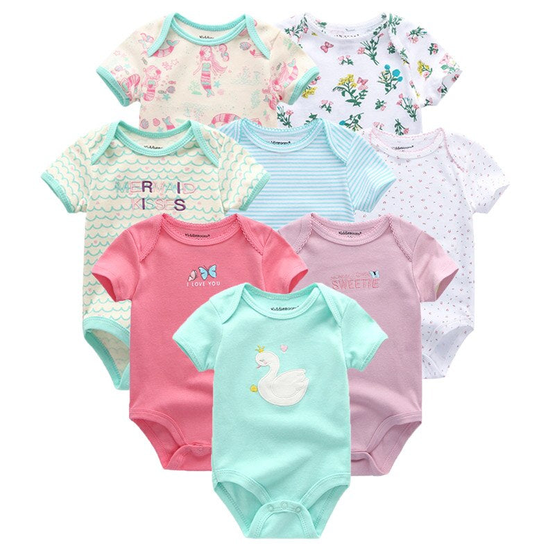 8 Pcs Baby Unisex Clothes Jumpsuit Set-Children Cloth Shop