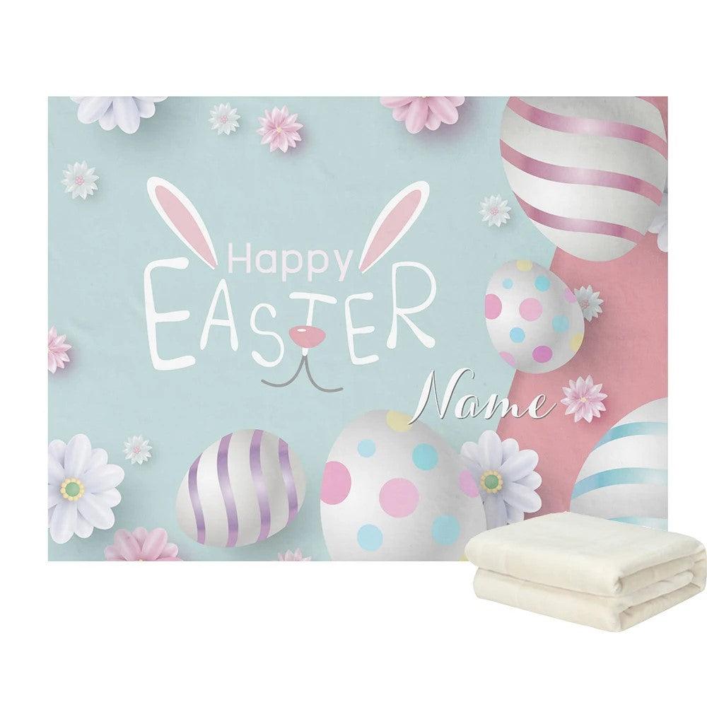 Personalized Easter Name Blanket-Children Cloth Shop