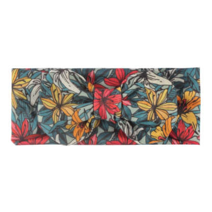 6Pcs Flower Print Bow Headband For Girls-Children Cloth Shop