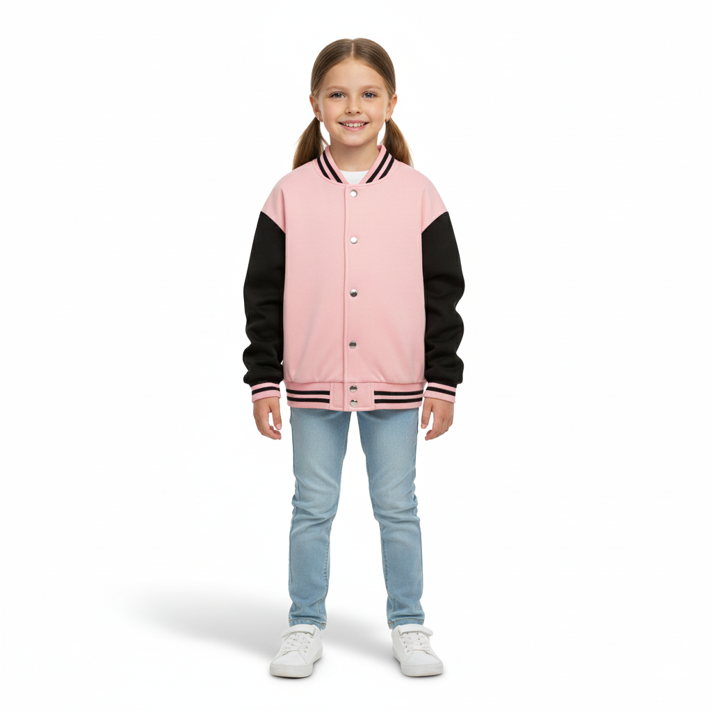 Customizable Baseball Jacket For Girls 