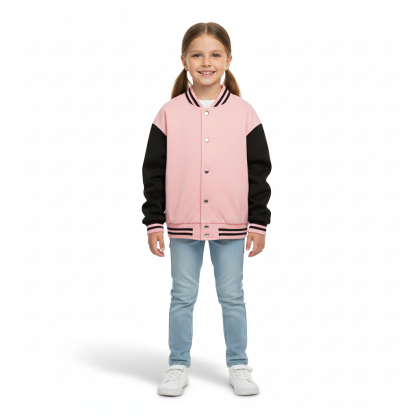Customizable Baseball Jacket For Girls 