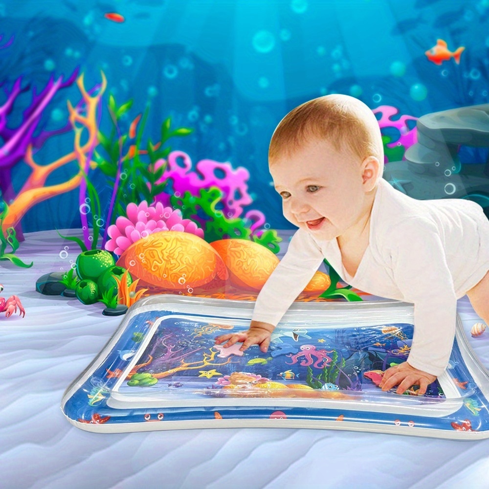 Inflatable Dolphin Crawling And Sensory Activity Mat