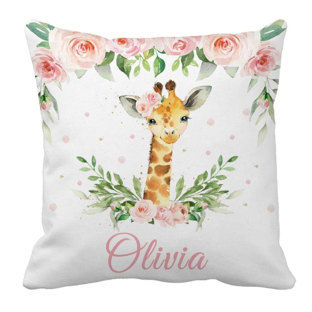 Floral Giraffe Jungle Bedding-Children Cloth Shop