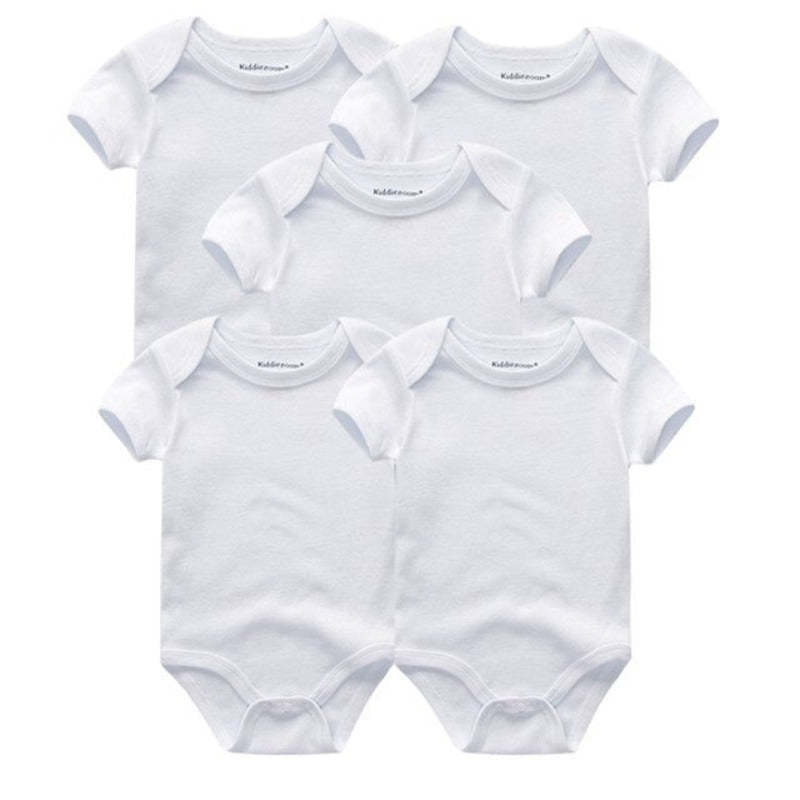 5Pcs Multicolor Unicorn Girls Bodysuit Sets-Children Cloth Shop