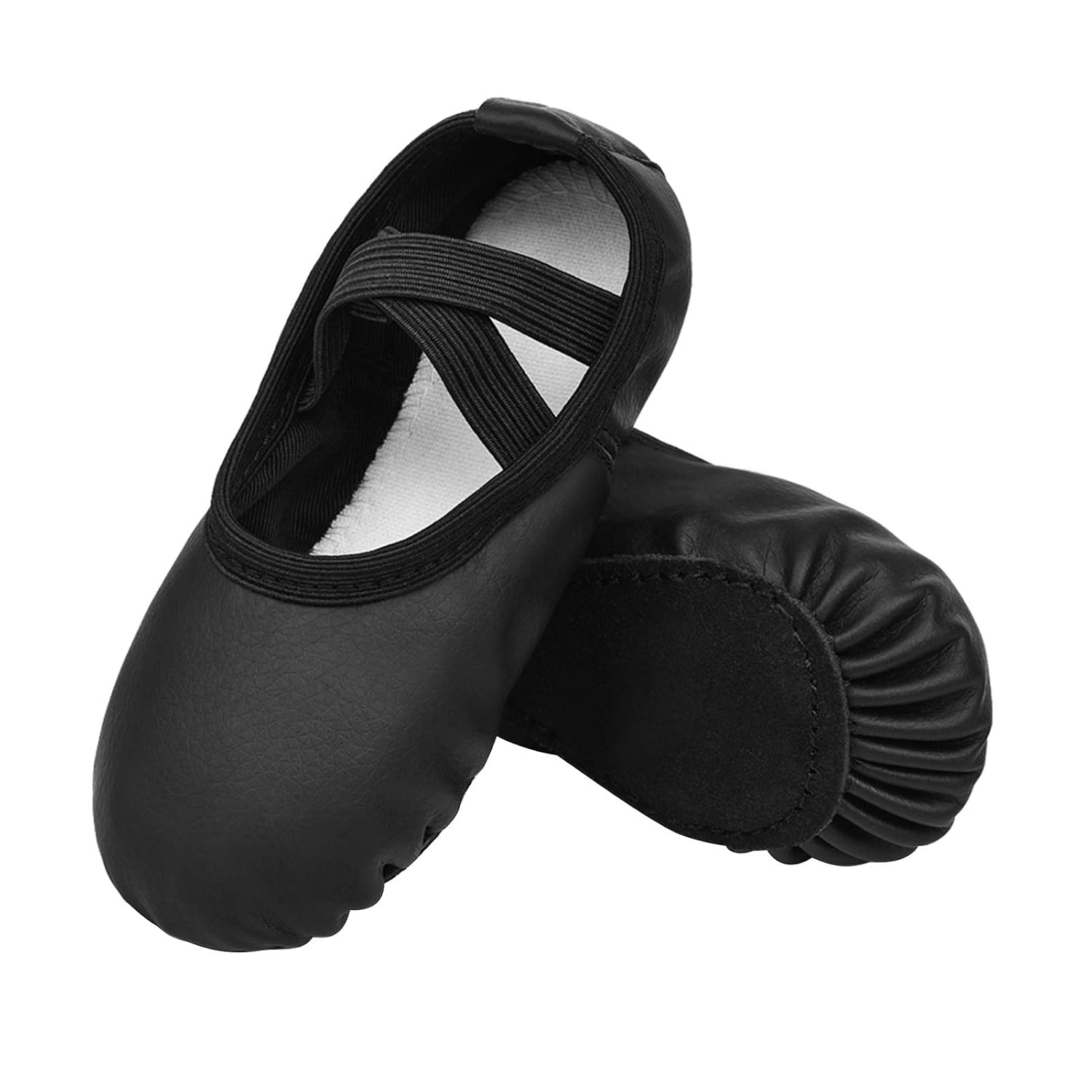 Flexible Ballet Dance Shoes with Crisscross Elastic Straps