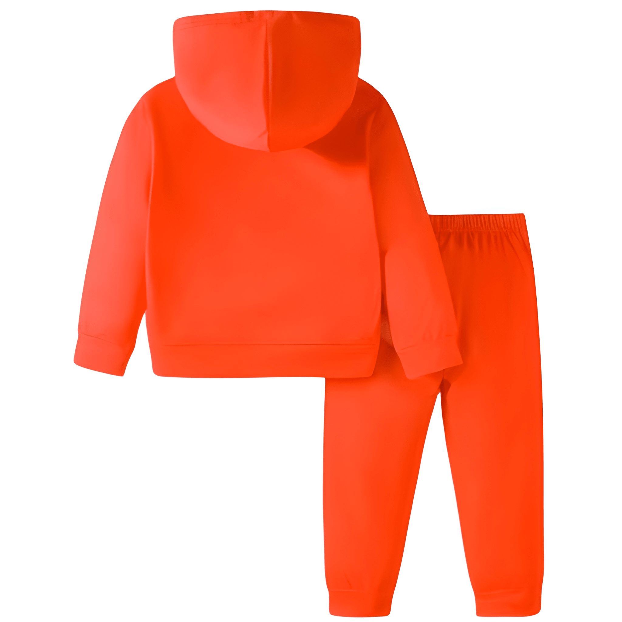 2 Piece Of Cartoon Dinosaur Print Hoodie And Sweatpants Set For boy