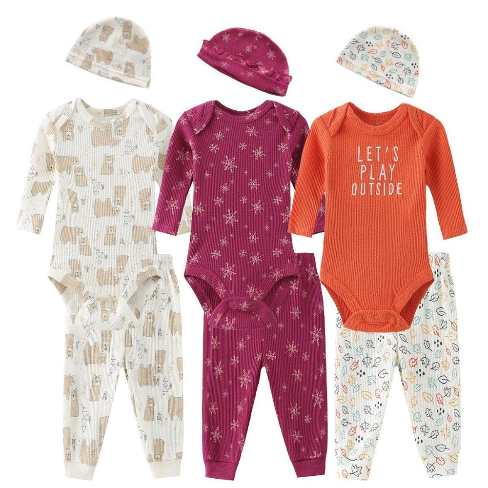 3Pcs Toddler Clothing Pajama Suit-Children Cloth Shop