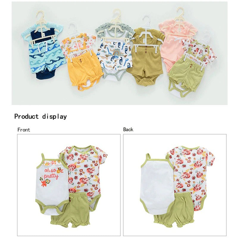 2Pcs Bodysuit And Pants Outfit Set-Children Cloth Shop