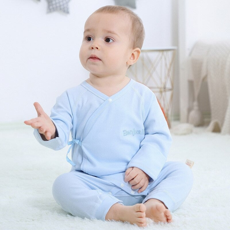 3Pcs Long Sleeve Romper Pajama Set-Children Cloth Shop
