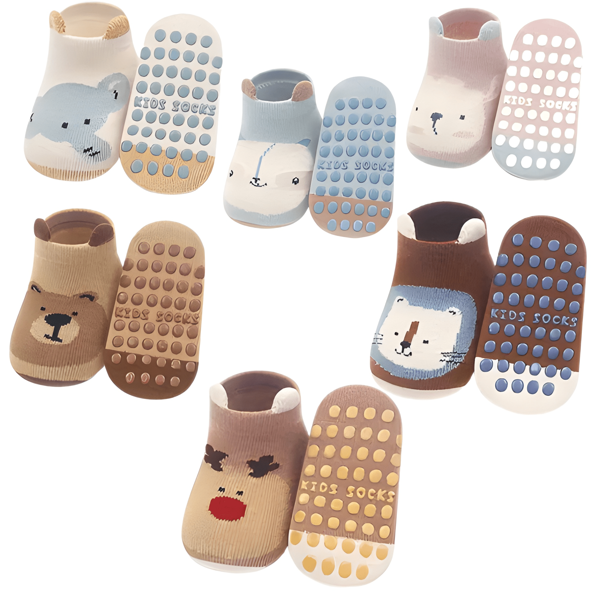 Baby Cartoon Animal Design Socks