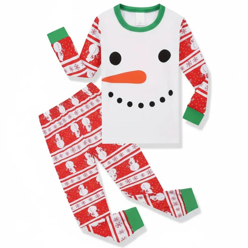 Boys And Girls Christmas Casual Pajamas Set