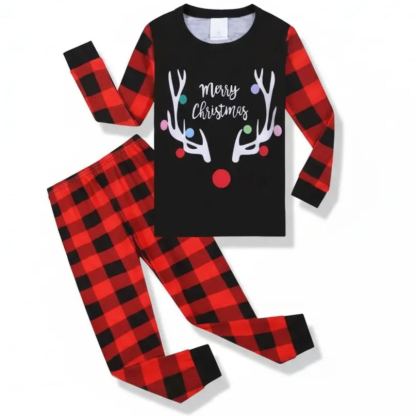 Boys And Girls Christmas Casual Pajamas Set