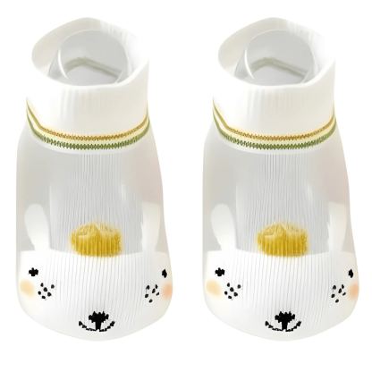5 Pairs Of Animal And Heart Pattern Low Cut Socks For Girl
