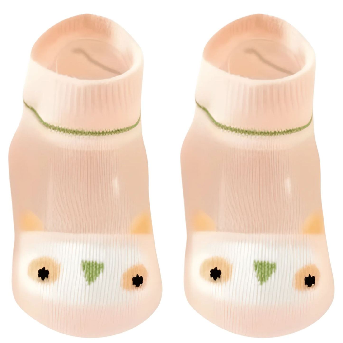 5 Pairs Of Animal And Heart Pattern Low Cut Socks For Girl