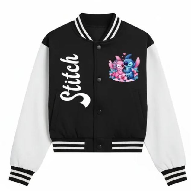 Casual Baseball Jacket For Girls