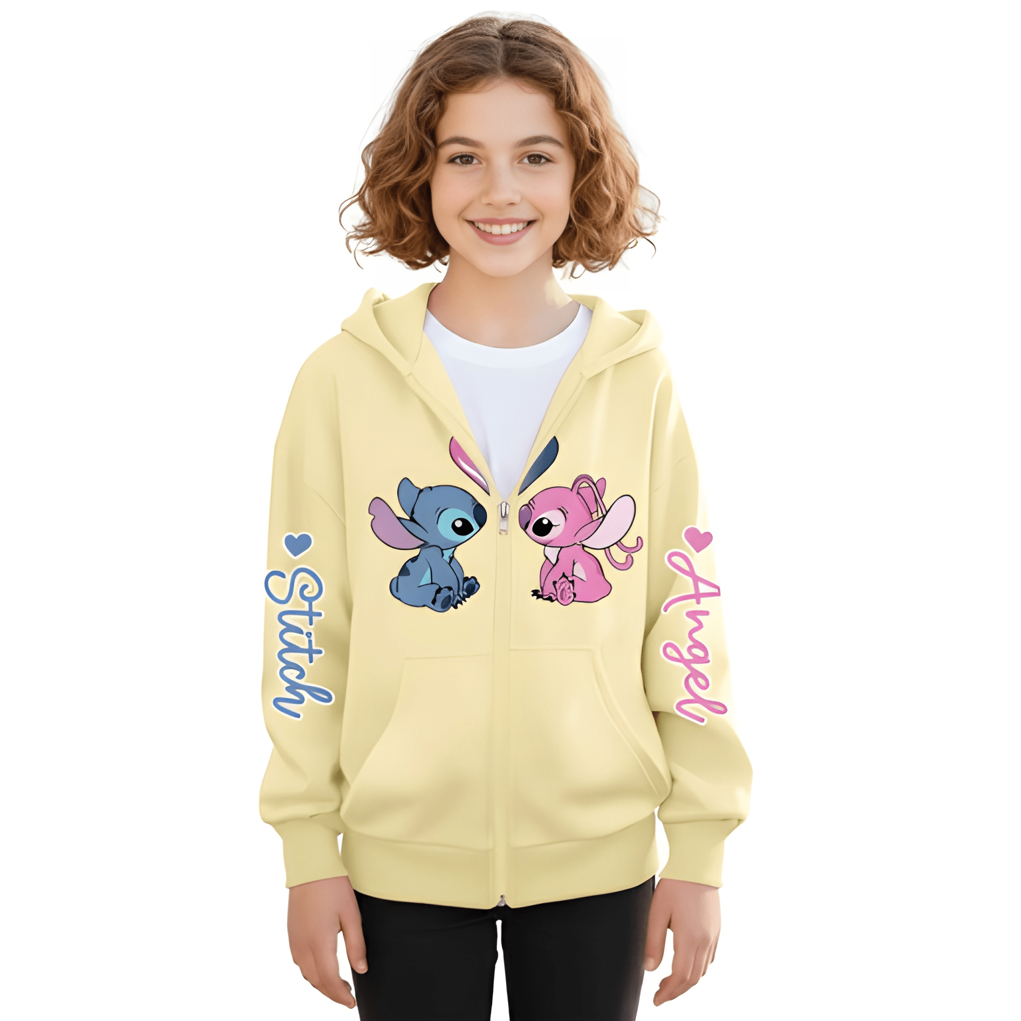 Stitch Angel Kids Hoodie