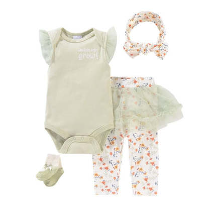 4 Pieces Baby Girl Clothes Set-Children Cloth Shop