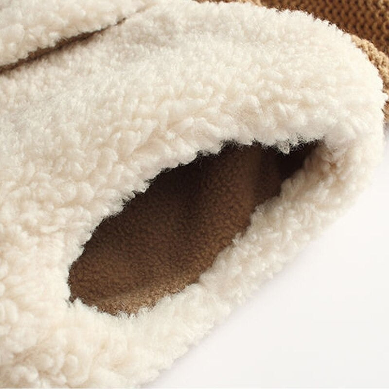 Winter Baby Hooded Knitted Vest Coat-Children Cloth Shop